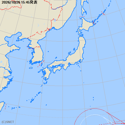 台風経路図:拡大図へ